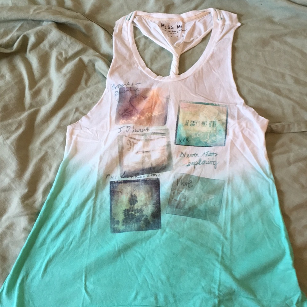 Miss me tank top